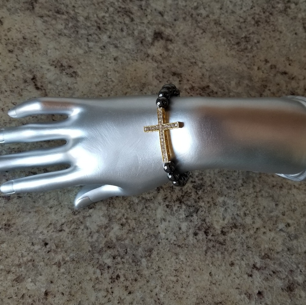 Gold Cross Bracelet *new*